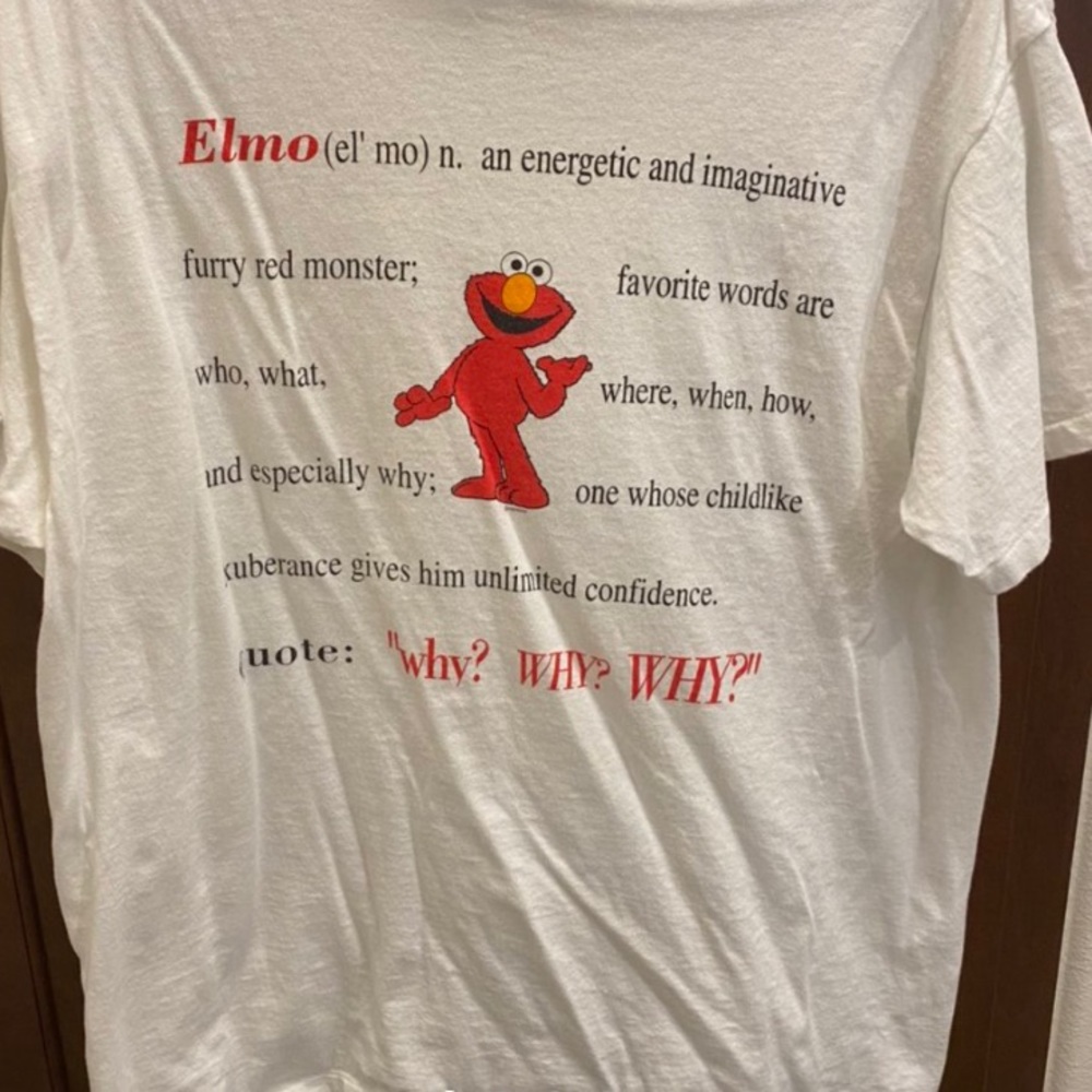 Elmo definition shirt. Sesame Street Shirt.